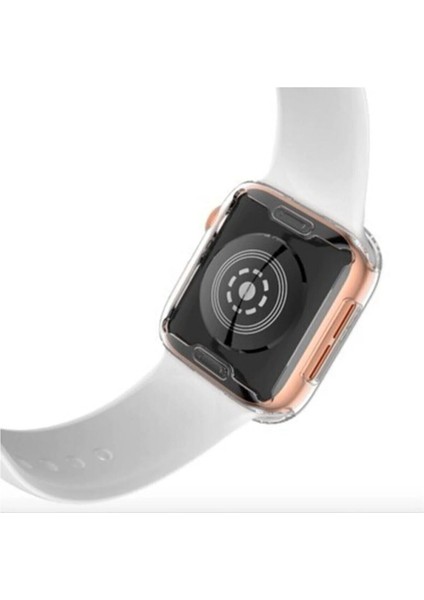 Apple Watch 2 3 4 5 6 Se Nike 42MM Kılıf Kasa ve Ekran Koruyucu 360 Tam Koruma Kapak