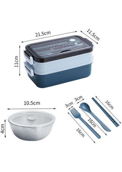 1 Adet Mavi Öğle Yemeği Kutusu (Yurt Dışından)
