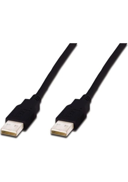 Digitus AK-300100-010-S 1 mt USB 2.0 To USB 2.0 Erkek-Erkek AWG30 USB 2.0 Kablo