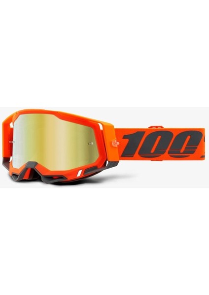 %100 Racecraft 2 Kerv Mırror Gold Lens Goggles