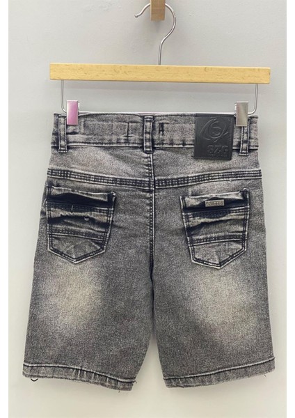 Mojo Erkek Çocuk Taşlanmış Kot Şort 919697 Füme fiyatları