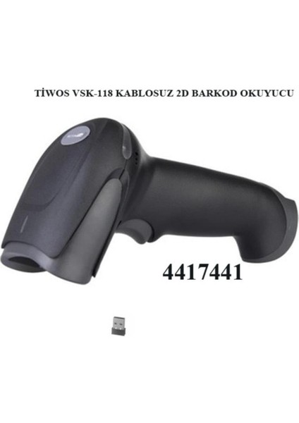 VSK-118 Kablosuz 2d Barkod Okuyucu