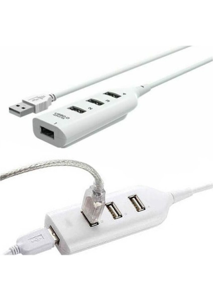 4 Port USB Çoğaltıcı Çoklayıcı Hub USB 2.0 Çoklama Pc Laptop