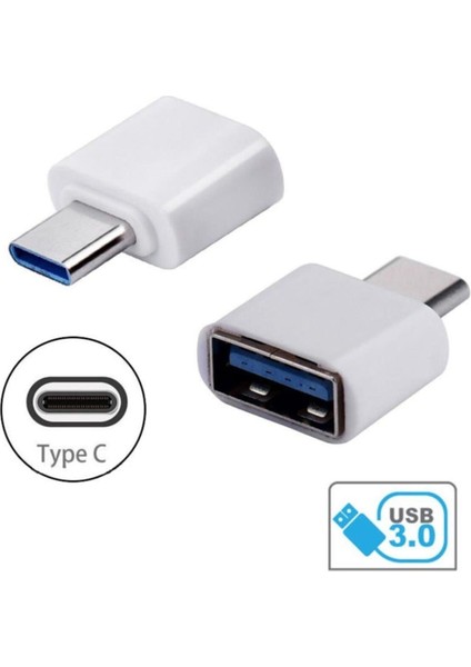 USB Dişi To Type-C Erkek Dönüştürücü Otg Çevirici Adaptör