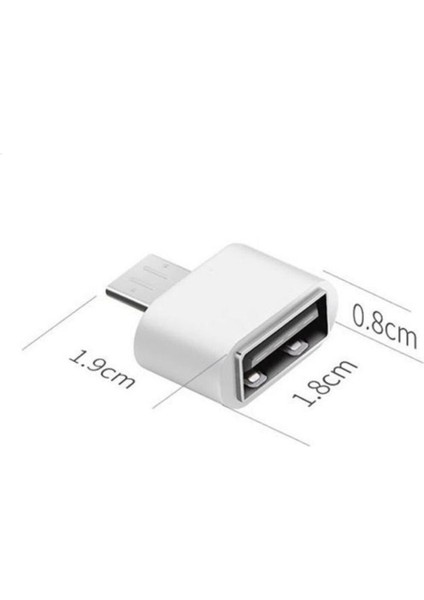 USB Dişi To Type-C Erkek Dönüştürücü Otg Çevirici Adaptör