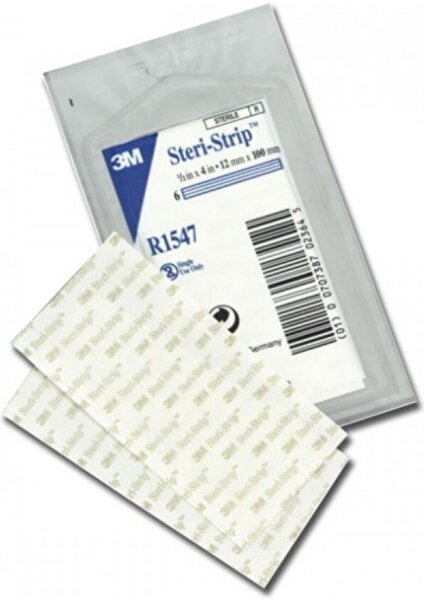 3m Steri-Strip Dikiş Bandı 12MM x 100MM R1547 5 Poşet 3m Steri-Strip R1547 5