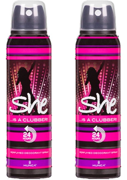 2 Adet Is A Clubber 150 Ml Kadın Deodorant