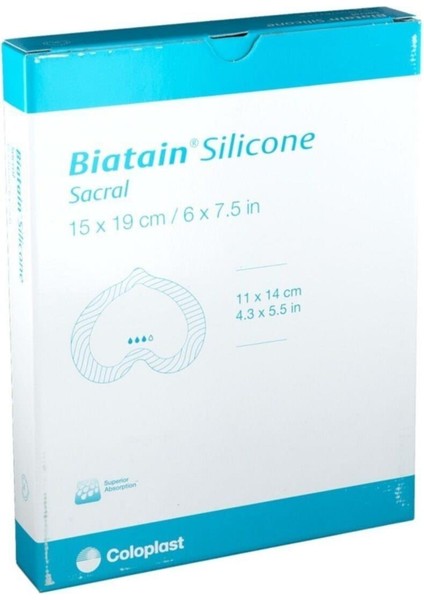 Biatain Silicone Sacral 15X19 / 6x 7.5 In (1 Adet)