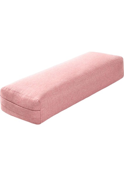 Yoga Bolster Çıkarılabilir Yıkanabilir Kapak Restoratif Yoga Bacaklar Için Yoga Yastığı Pembe (Yurt Dışından)
