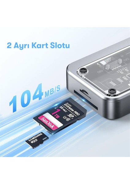 10IN1 Hub Süper Dönüştürücü SW10V