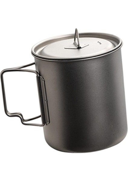 Titanyum Kupası Kampa Kahve Kupası Trekking Backpacking Kapalı Dış Mekan 420ml (Yurt Dışından)