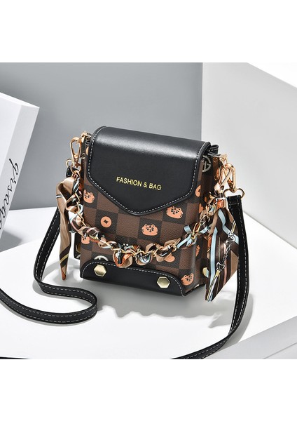 Bayan Mini Çapraz Çapraz Küçük Kare Çanta Cep Telefonu Çantası (Yurt Dışından)