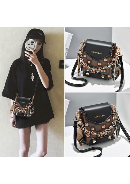 Bayan Mini Çapraz Çapraz Küçük Kare Çanta Cep Telefonu Çantası (Yurt Dışından) fırsatları