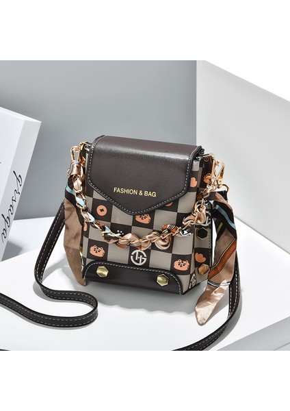 Bayan Mini Çapraz Çapraz Küçük Kare Çanta Cep Telefonu Çantası (Yurt Dışından)