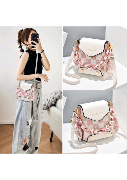 Bayan Mini Çapraz Çapraz Küçük Kare Çanta Cep Telefonu Çantası (Yurt Dışından) modelleri
