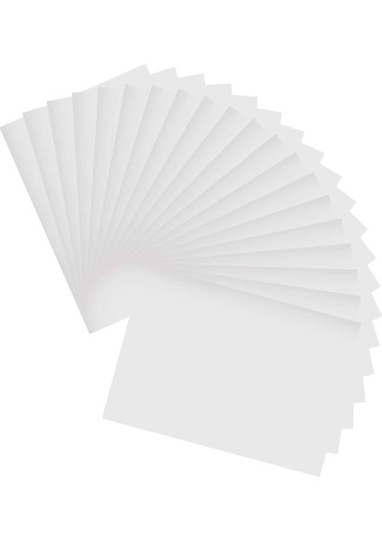 20pcs Serbest Bırak Kağıdı Yeni Başlayanlar Için Yeniden Kullanılabilir Yapışmaz Kapaklar A4 29.7cmx21cm (Yurt Dışından)