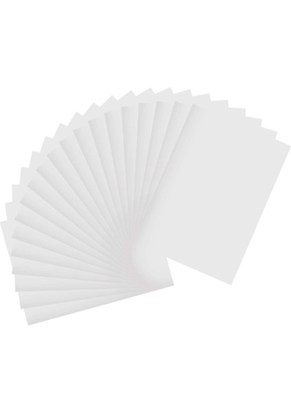 20pcs Serbest Bırak Kağıdı Yeni Başlayanlar Için Yeniden Kullanılabilir Yapışmaz Kapaklar A4 29.7cmx21cm (Yurt Dışından)