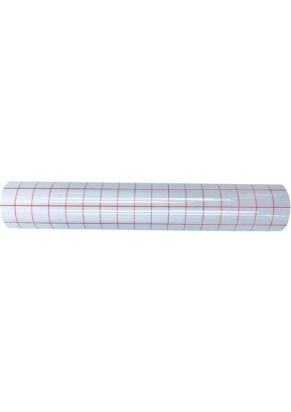 Temiz Vinil Transfer Bandı Rulosu 12 ”X 5 Ft W/ Izgara Duvarlar Zanaat Sanat Kapıları Kırmızı (Yurt Dışından)