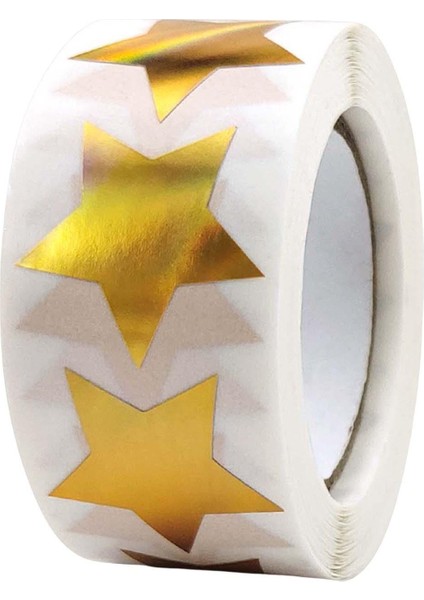 500x Yıldız Çıkartmaları Zarf Mühürleri Kart Düğün Tarzı Için Yıldız Çıkartmaları F (Yurt Dışından)