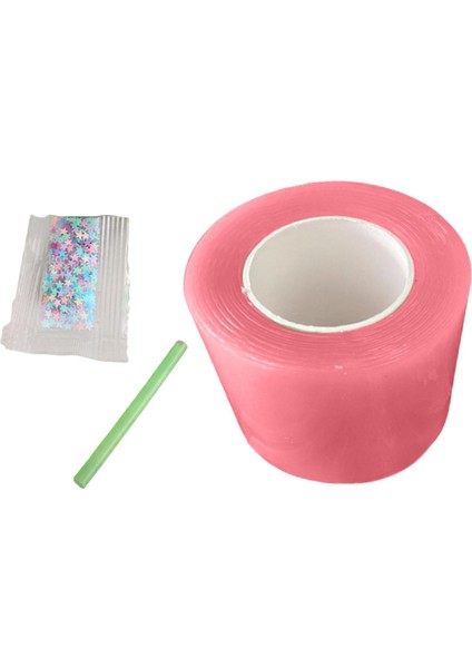 Nano Montaj Bandı Çift Taraflı Bant Ağır Hizmet Tipi Yuvarlanan Poster Bandı 1 Mmx4.5cmx1m Pembe (Yurt Dışından)