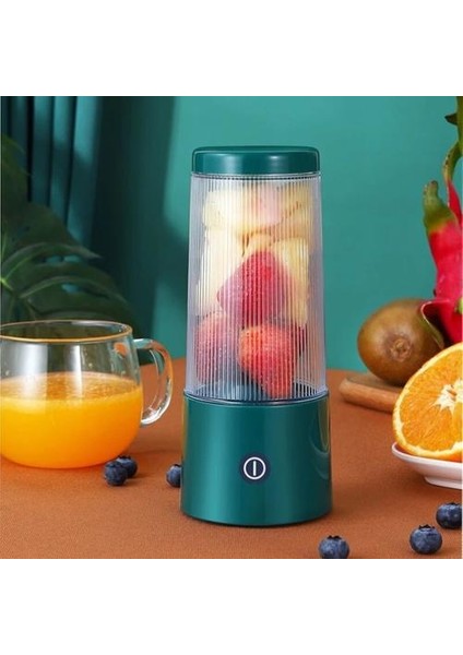 Mini Taşınabilir Elektrikli Meyve Usb Şarj Edilebilir Meyve Sıkacağı Kablosuz Smoothie Maker Blender Makinesi (Yurt Dışından)