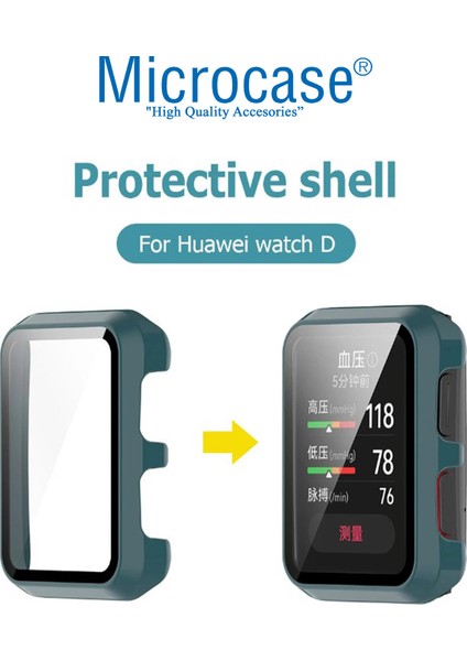 Huawei Watch D Ekran Korumalı Sert Rubber Kılıf - AL3173