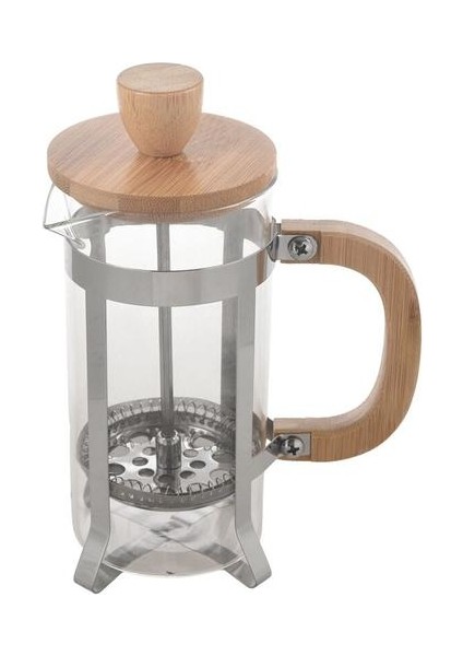 Three Beans 800 Ml Fransız Basın Çevre Dostu Bambu Kapak Kahve Piston Çay Makinesi Percolator Filtre Basın Kahve Su Isıtıcısı Pot Cam Çaydanlık | Kahve Kapları (Yurt Dışından)