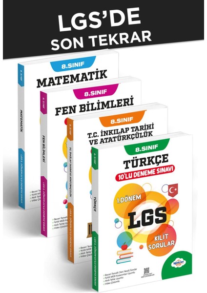 LGS 1. Dönem Branş Denemeleri 4’lü Set