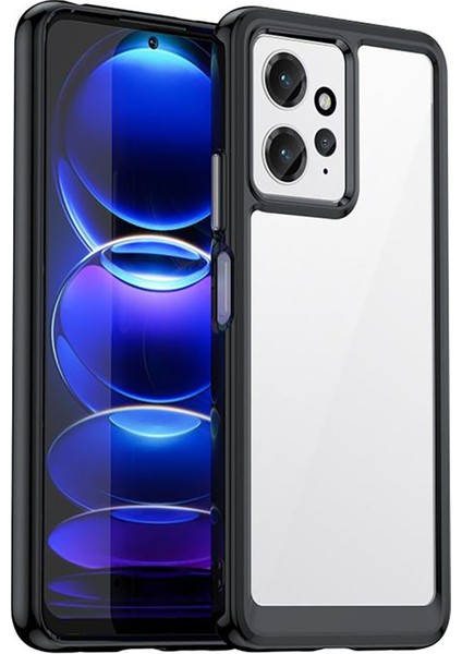 Xiaomi Redmi Note 12 Global Shield Serisi Darbeye Dayanıklı Köşe Korumalı Yarı Esnek Plastik Tpu Kılıf - AL8100