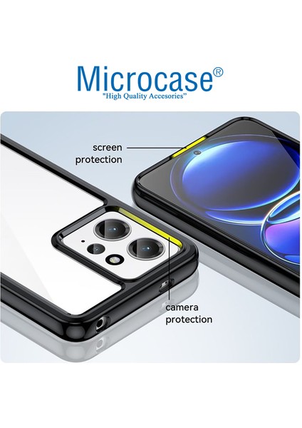 Xiaomi Redmi Note 12 Global Shield Serisi Darbeye Dayanıklı Köşe Korumalı Yarı Esnek Plastik Tpu Kılıf - AL8100