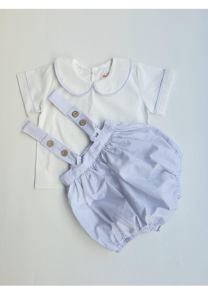 Erkek Gri Çizgili Şort Gömlek fiyatları