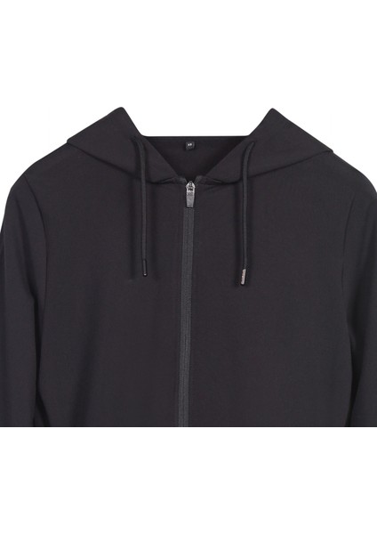 Kapüşonlu Siyah Eşofman Üst modelleri