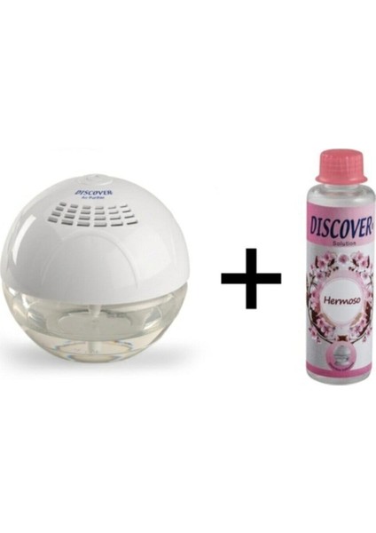 Sihirli Küre Hava Temizleyici Işıksız Makinası +1 Adet 150ML Hermoso Solüsyonu Zariff Home Zarif