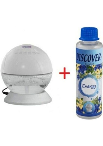 Zariff Home Discover Sihirli Küre Hava Temizleyici Işıklı Küre +1 Adet 150 ml Energy Koku Solüsyonu