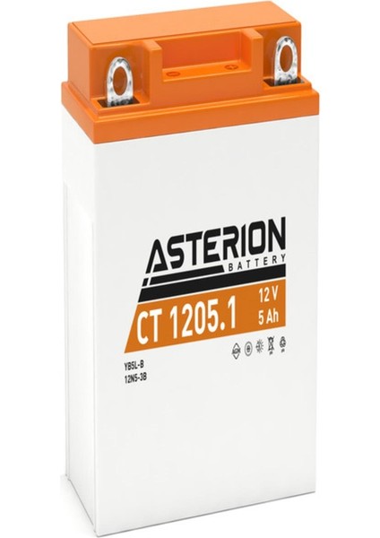 YB5L-B (Ct 1205.1) 12V 5AH Motosiklet Aküsü