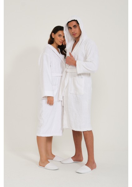 Kapüşonlu Premium %100 Pamuk Unisex Bornoz modelleri