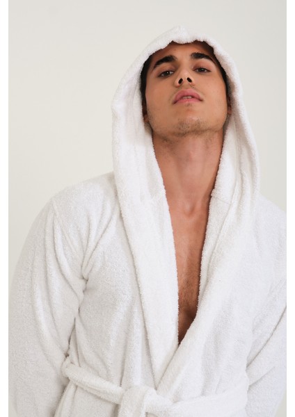Kapüşonlu Premium %100 Pamuk Unisex Bornoz fiyatları