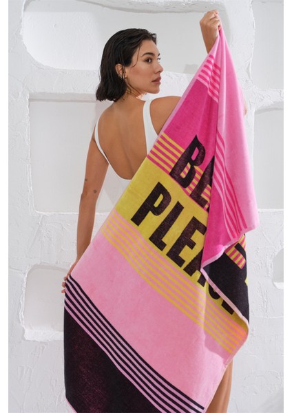 %100 Pamuk Plaj Deniz Havlusu Beach 75X150