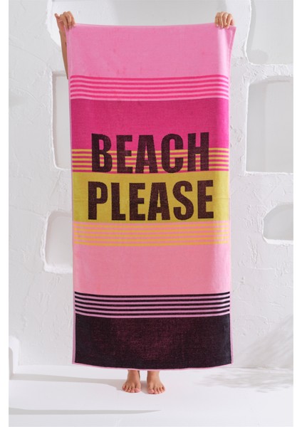 %100 Pamuk Plaj Deniz Havlusu Beach 75X150