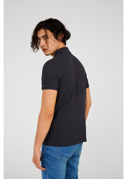 Father Basıc Polo Antrasit Erkek Tshirt