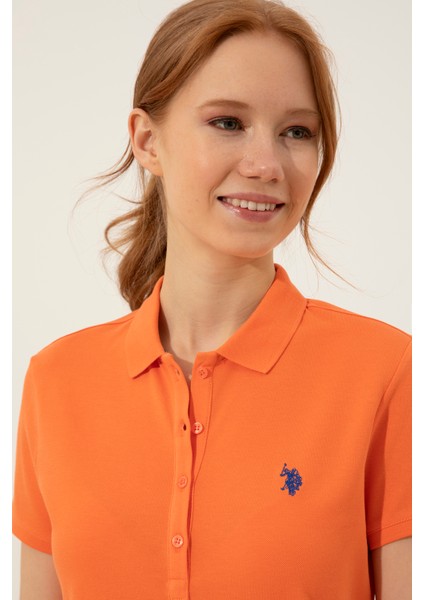 Kadın Turuncu Basic T-Shirt 50246272-VR051 fiyatları