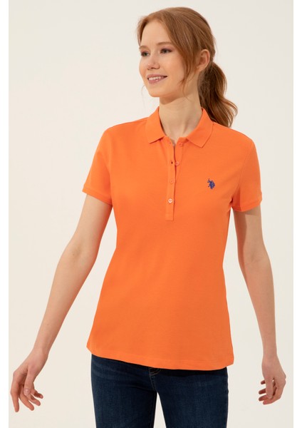 Kadın Turuncu Basic T-Shirt 50246272-VR051