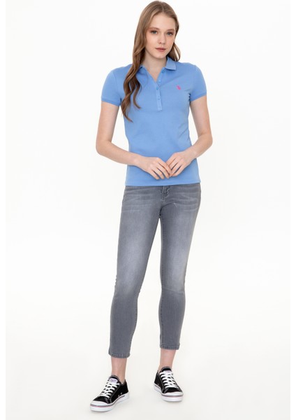Kadın Koyu Mavi Basic T-Shirt 50246272-VR032 fırsatları