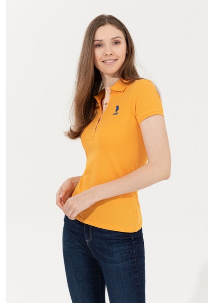 Kadın Koyu Sarı Basic T-Shirt 50246287-VR094 fiyatları