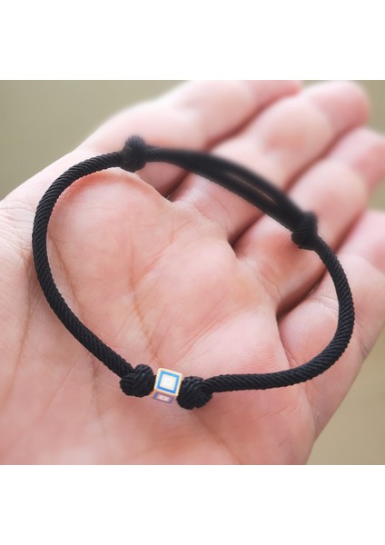 Altın Ipli Mineli Kübik Bileklik fiyatları