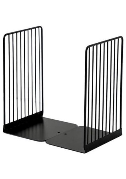 1 Adet Dosya Tutucu Standı Metal Masaüstü Kitap Raf Ve 1 Çift Bookend Kitap Standı Destek Masaüstü Raf Raf Tutucu | (Yurt Dışından)