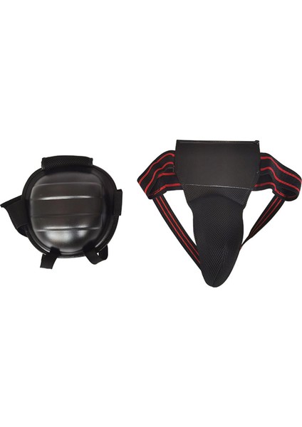 2 Adet Taekwondo Kasık Koruyucusu Muay Tay Headgear Sanda Mma Eğitimi (Yurt Dışından)