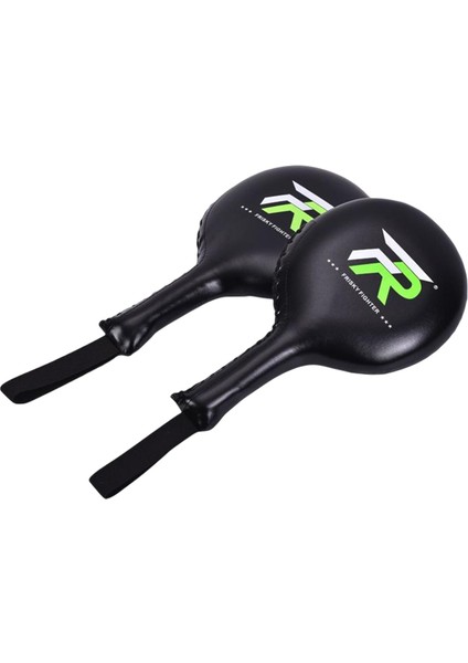 1 Çift Taekwondo Kick Pad Eğitim Hedefi Boks Punch Pad Mma Siyahı (Yurt Dışından)