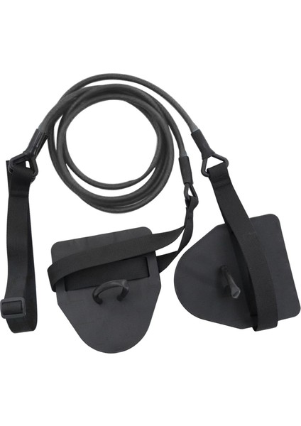 Kürekli Direnç Bantları Yüzme Kemeri Yüzme Kolu Siyah 60LBS (Yurt Dışından)