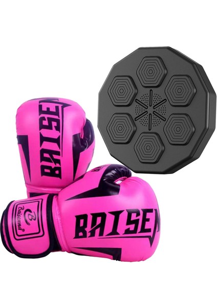 Akıllı Boks Makinesi Duvar Dayanıklı Müzik Boks Makinesi Boks Pembe Çocuk Uygulamak Için (Yurt Dışından)